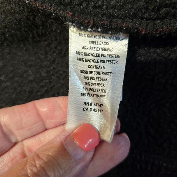 Ascend Men's Dark Brown Zip-Up Sweater with Light Gray Pocket - Picture 6 of 8